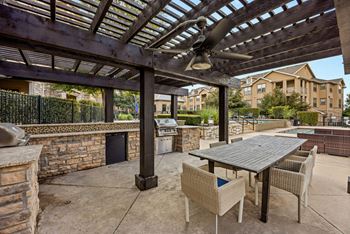 Grill and patio